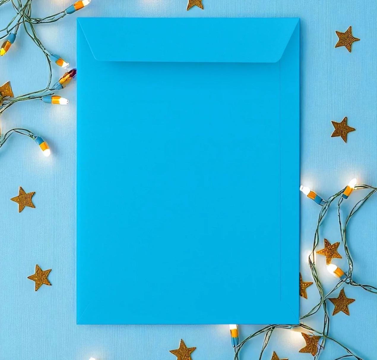 A4 Coloured Envelope 120gsm Peal & Seal - Personalised / None