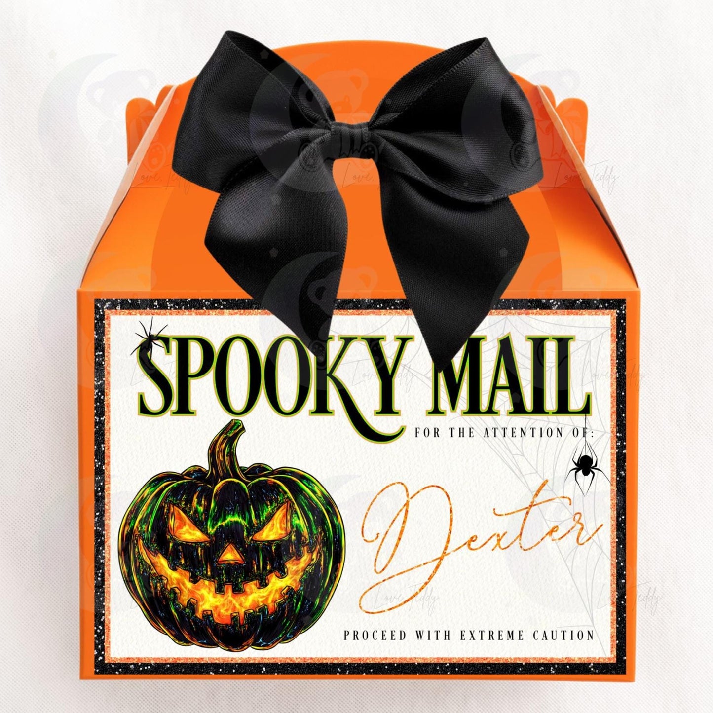 Halloween spooky cute treat boxes boo basket festive trick or treat party favour sweet box with box gift box present box personalised