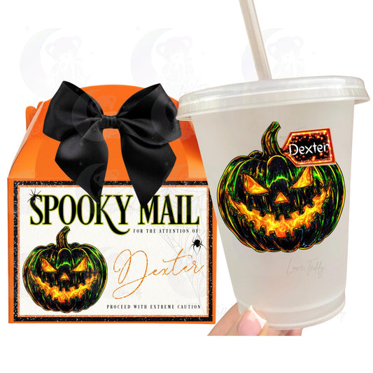 Halloween spooky cute treat boxes boo basket festive trick or treat party favour sweet box with box gift box present box personalised