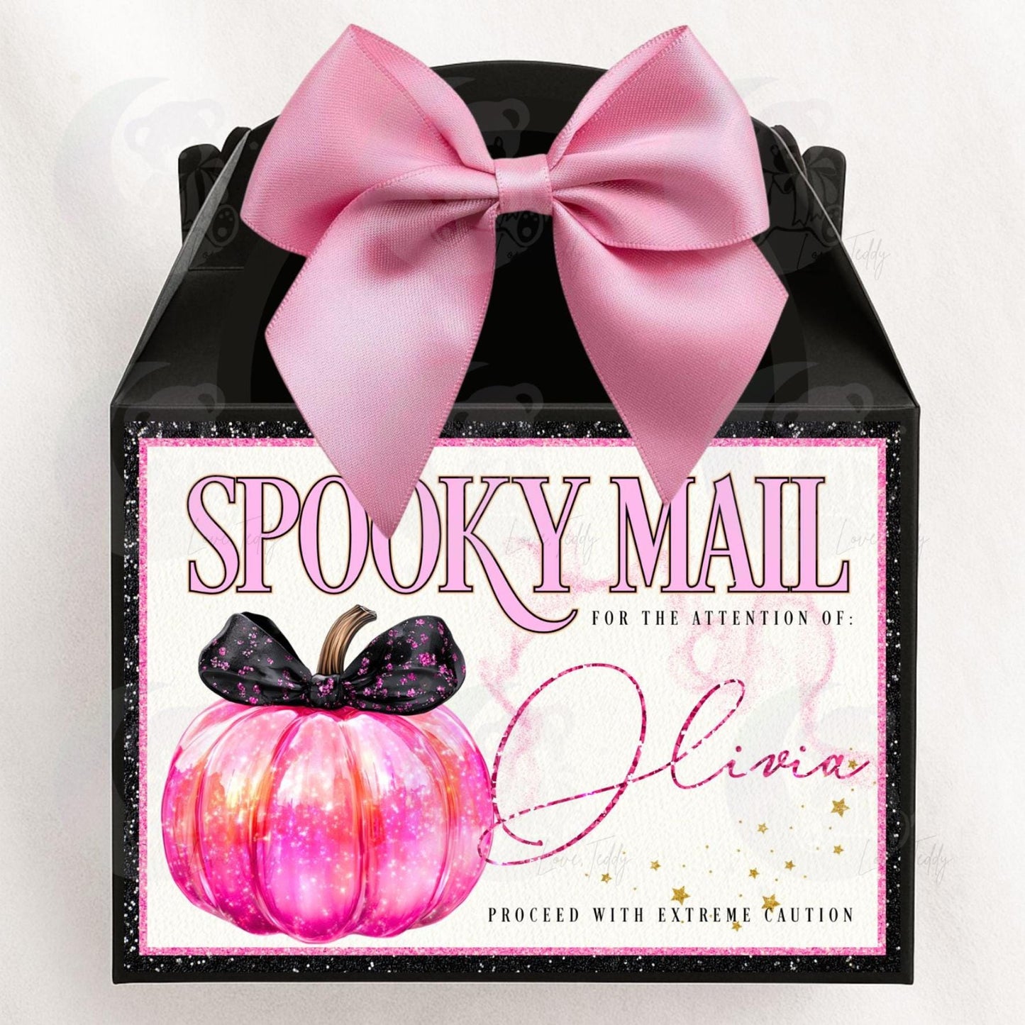 Halloween spooky cute treat boxes boo basket festive trick or treat party favour sweet box with box gift box present box personalised