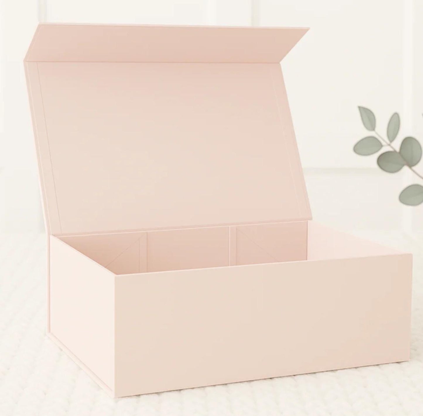 Personalised Express Train Magnetic Box Baby Pink & Gold